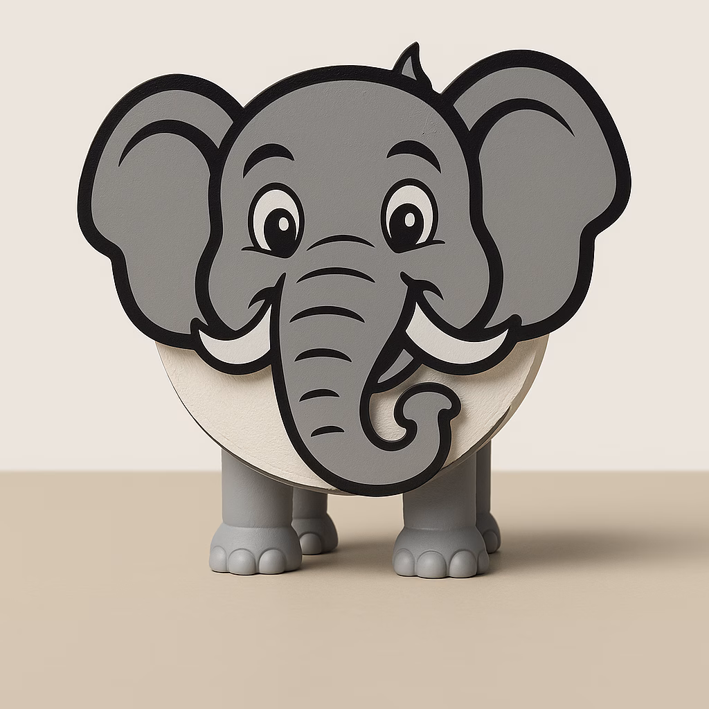 Gustav – Elefant mit Humor fürs stille Örtchen
