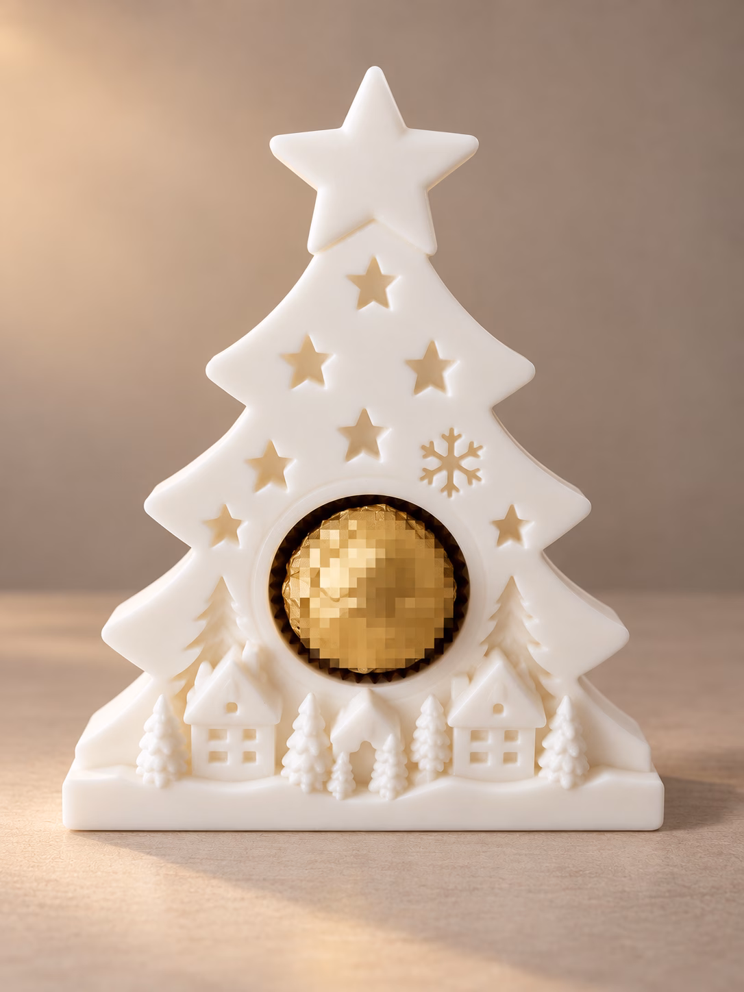 Weihnachtsbaum mit Pralinenhalter
