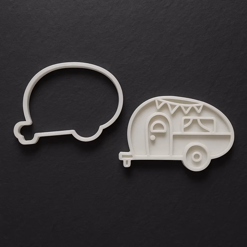 Ausstechform Wohnwagen inkl. Stempel